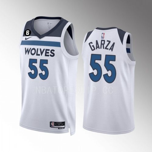 Luka Garza 55 Minnesota Timberwolves 2022-23 Association Edition White Men Jersey Swingman