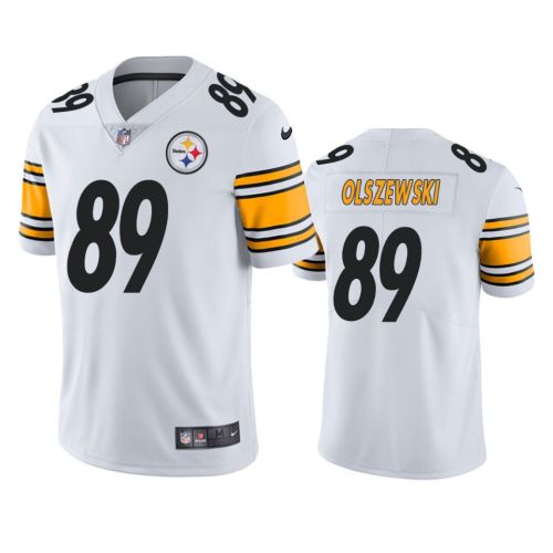 Gunner Olszewski 89 Pittsburgh Steelers White Vapor Limited Jersey