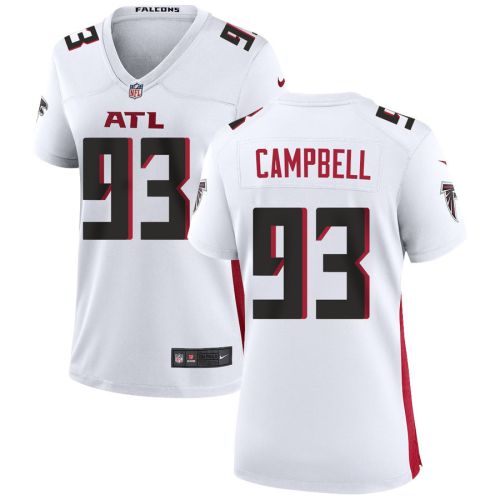 Calais Campbell 93 Atlanta Falcons Women Game Jersey - White