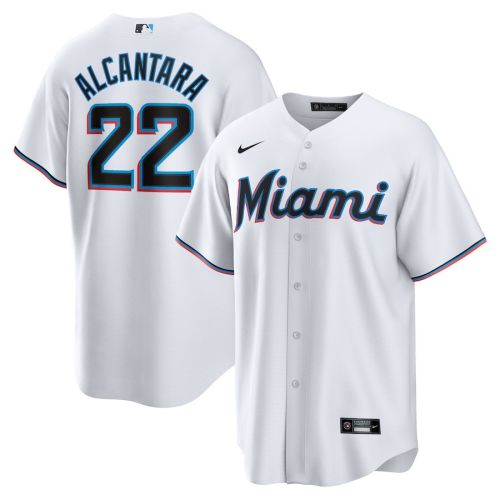 Sandy Alcantara 22 Miami Marlins Men Jersey - White