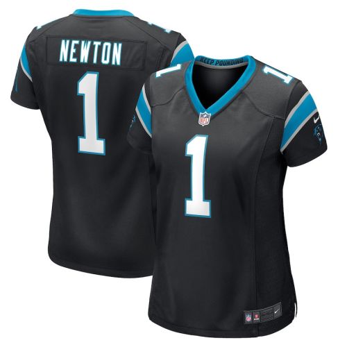 Cam Newton 1 Carolina Panthers Women's Game Jersey - Black