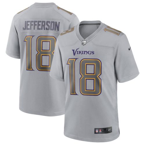 Justin Jefferson Minnesota Vikings Atmosphere Fashion Game Jersey - Gray