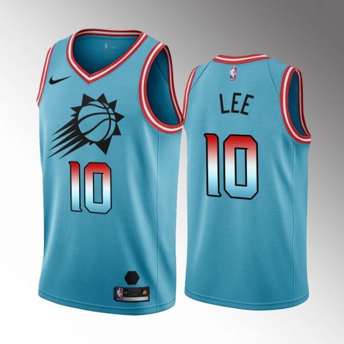 Damion Lee 10 2022-23 Phoenix Suns Blue City Edition Jersey