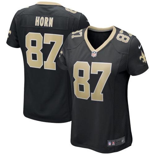 Joe Horn 87 New Orleans Saints Women Game Retired Jersey - Black