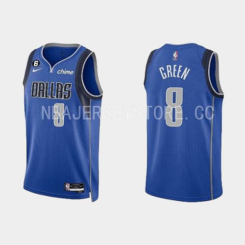 Dallas Mavericks 8 Josh Green 2022-23 Icon Edition Royal Men Jersey