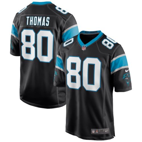 Ian Thomas 80 Carolina Panthers Men's Game Jersey - Black