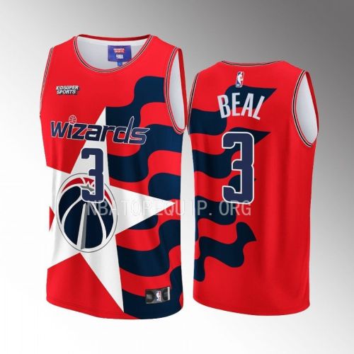 Bradley Beal 3 Washington Wizards NBA & KidSuper Studios Unisex Hometown Jersey