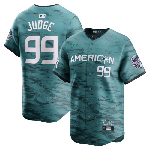 Aaron Judge 99 American League 2023 MLB All-Star Game Limited Jersey - Men Teal