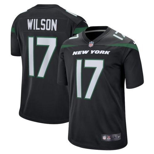 Garrett Wilson New York Jets Alternate Game Player Jersey - Stealth Black