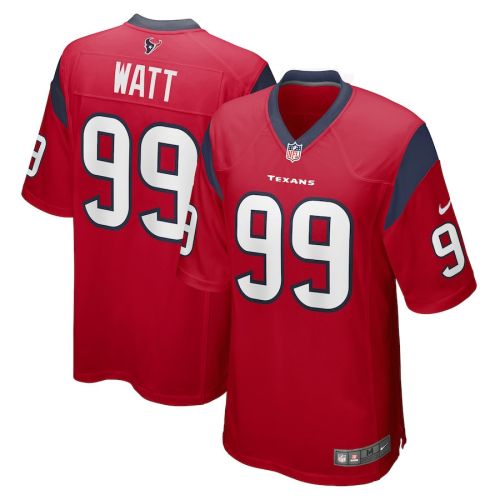 J.J. Watt 99 Houston Texans Men Retired Alternate Game Jersey - Red