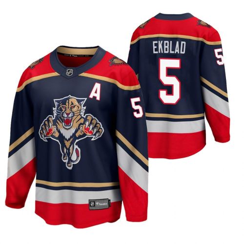 Florida Panthers 5 Aaron Ekblad 2023 Reverse Retro Blue Special Edition Jersey Jersey