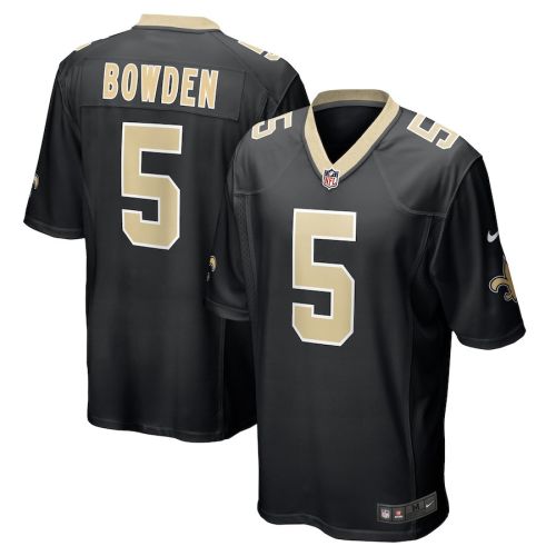 Lynn Bowden Jr. 5 New Orleans Saints Men's Game Jersey - Black