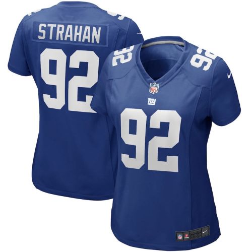 Michael Strahan 92 New York Giants Women Game Retired Jersey - Royal