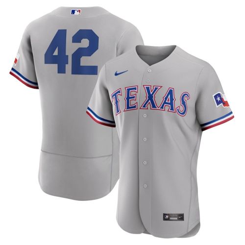 Texas Rangers 2023 Jackie Robinson Day Elite Jersey - Gray