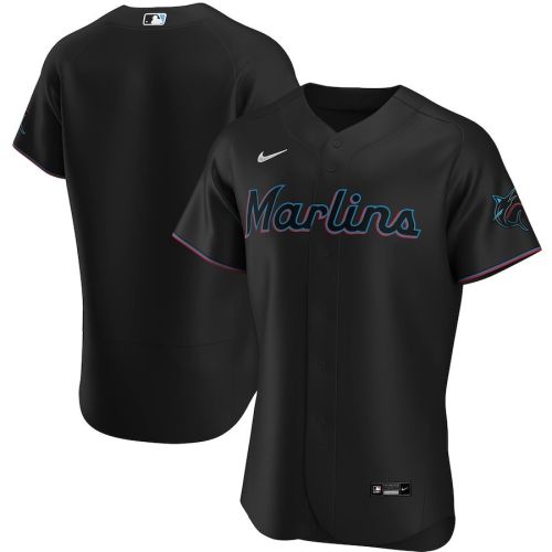 Miami Marlins Alternate Team Elite Jersey - Black