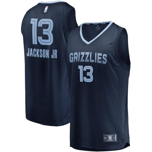 Jaren Jackson Jr. 13 Memphis Grizzlies Fast Break Men Jersey-Icon Edition-Navy