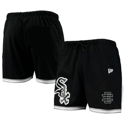 Chicago White Sox Team Standard Logo Mesh Shorts - Black