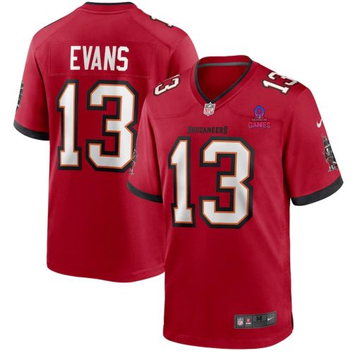 Mike Evans 13 Tampa Bay Buccaneers 2024 Pro Bowl Patch Game Men Jersey - Red