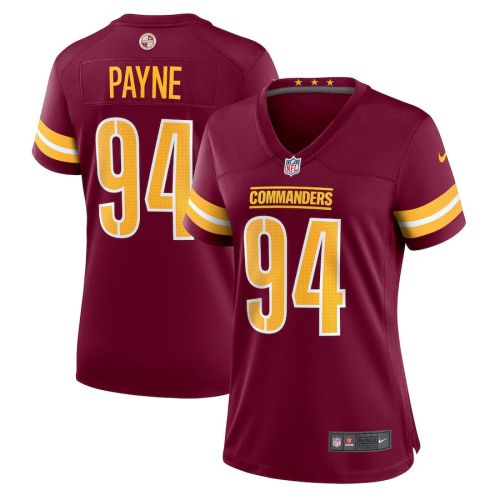 Daron Payne Washington Commanders Women's Player Game Jersey - Burgundy