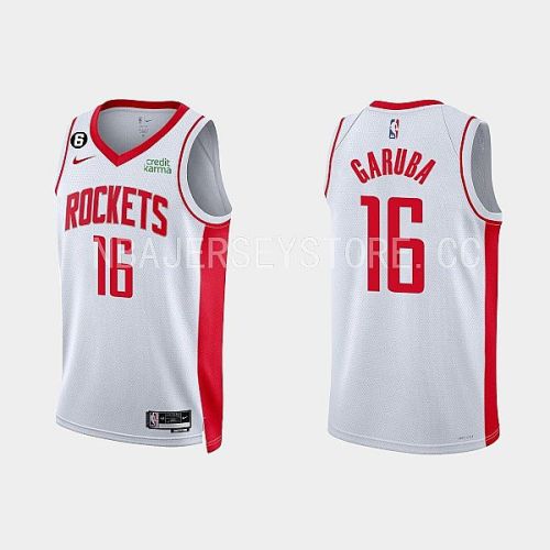 Houston Rockets Usman Garuba 16 2022-23 Association Edition White Men Jersey Swingman