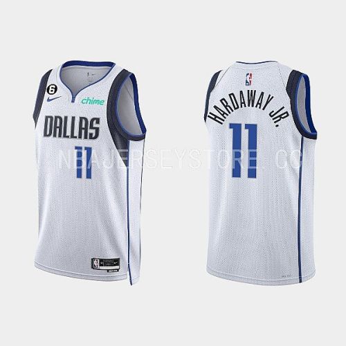 Dallas Mavericks Tim Hardaway Jr. 11 2022-23 Association Edition White Men Jersey Swingman