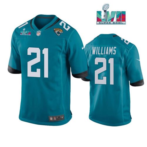 Darious Williams 21 Jacksonville Jaguars Super Bowl LVII Super Bowl LVII Game Teal Jersey