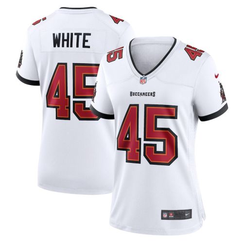 Devin White 45 Tampa Bay Buccaneers Women Game Jersey - White