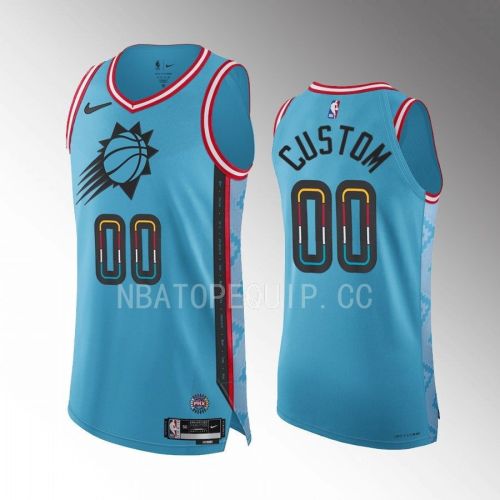 Phoenix Suns Custom 00 Turquoise Jersey 2022-23 City Edition