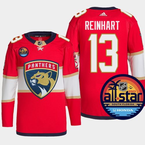 Sam Reinhart 13 Florida Panthers 2023 All-Star Game Jersey Red Equipment