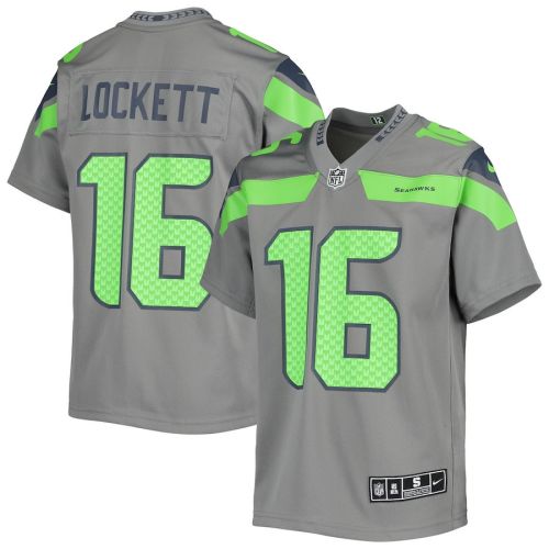 Tyler Lockett Seattle Seahawks Youth Inverted Team Game Jersey - Gray