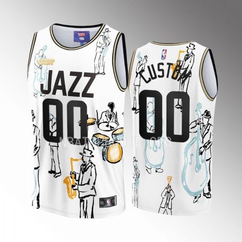 Custom Utah Jazz NBA & KidSuper Studios Unisex Hometown Jersey