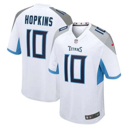 DeAndre Hopkins 10 Tennessee Titans Men Game Jersey - White