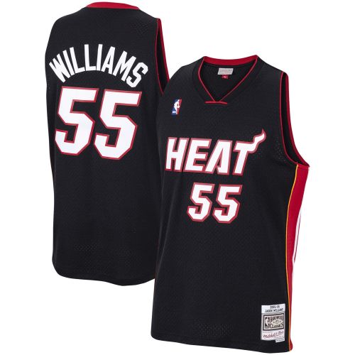 Jason Williams Miami Heat Mitchell & Ness 2005-06 Hardwood Classics Swingman Jersey - Black Jersey