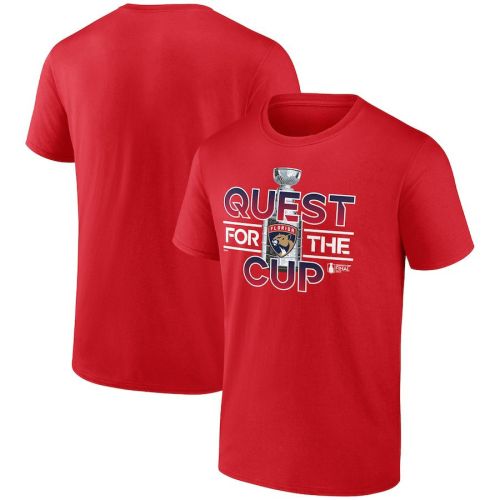 Florida Panthers 2023 Stanley Cup Final Quest T-Shirt - Red