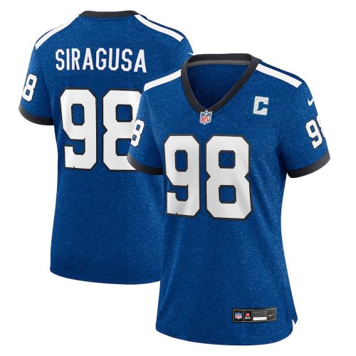 Tony Siragusa 98 Indianapolis Colts Indiana Nights Alternate Game Women Jersey - Royal