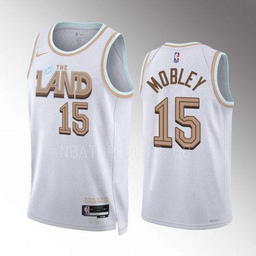 Isaiah Mobley 15 2022-23 Cleveland Cavaliers White City Edition Jersey Swingman