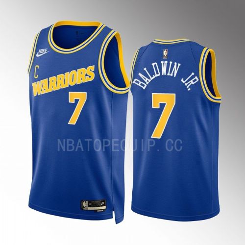 Golden State Warriors Patrick Baldwin Jr. 7 2022-23 Classic Edition Blue Men Jersey Swingman