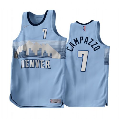 Facundo Campazzo 7 Denver Nuggets Blue 2022-23 Earned Edition Men Jersey