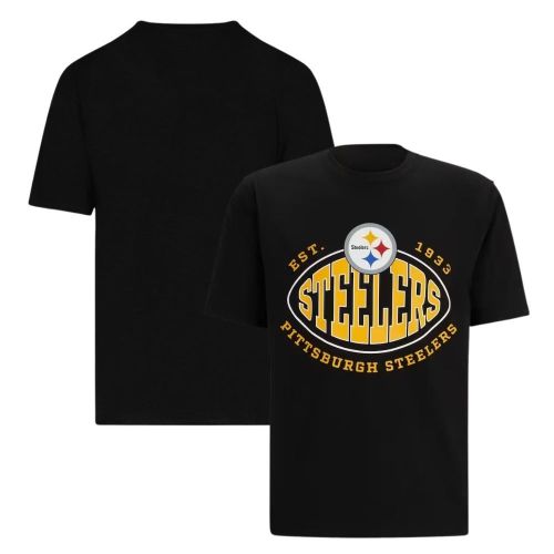 Pittsburgh Steelers Est.1933 Trap T-Shirt - Black