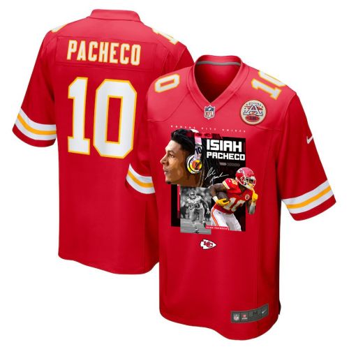 Isiah Pacheco 10 Kansas City Chiefs Pachinko Machine Game Men Jersey - Red