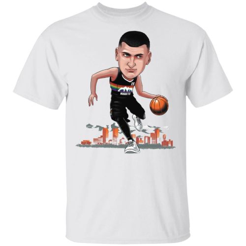 Nikola Jokic Denver Nuggets 2021 MVP T-Shirt - White