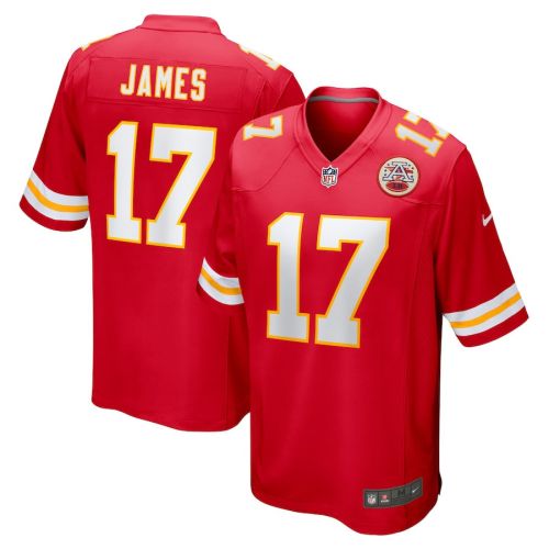 Richie James 17 Kansas City Chiefs Men Game Jersey - Red