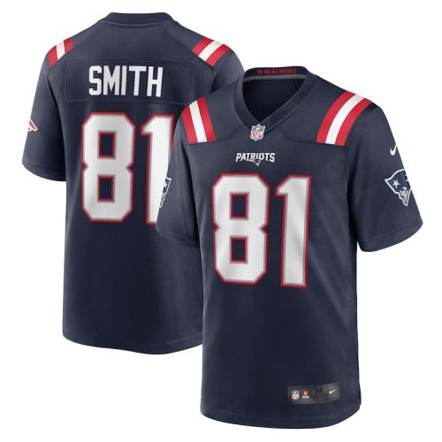 Jonnu Smith New England Patriots Game Jersey - Navy