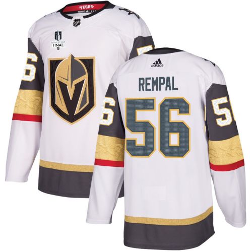 Sheldon Rempal 56 Vegas Golden Knights Stanley Cup 2023 Final Patch Away Breakaway Men Jersey - White