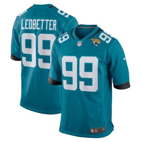 Jeremiah Ledbetter 99 Jacksonville Jaguars Men's Home Game Jersey - Teal