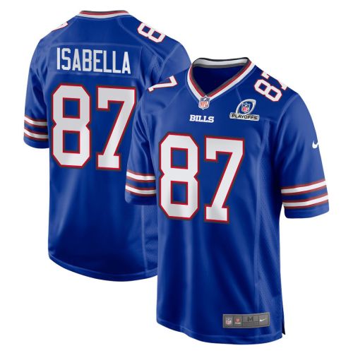 Andy Isabella 87 Buffalo Bills 2023 Playoffs Patch Game Men Jersey - Royal