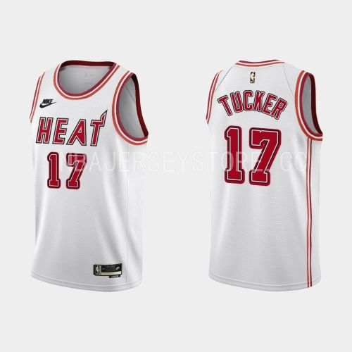 Miami Heat P.J. Tucker 17 2022-23 Classic Edition White Men Jersey