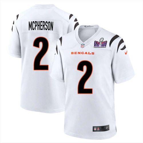 Garrett Nelson 56 Cincinnati Bengals Super Bowl LVIII Men Away Limited Jersey - White