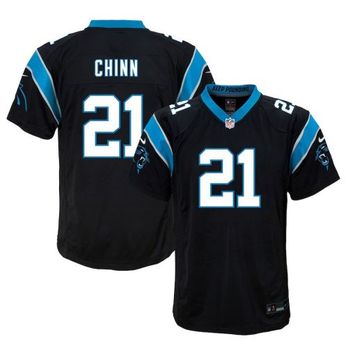 Jeremy Chinn 21 Carolina Panthers Youth Game Jersey - Black