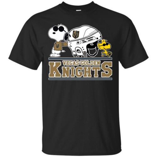 Vegas Golden Knights Cool Snoopy T-Shirt - Black